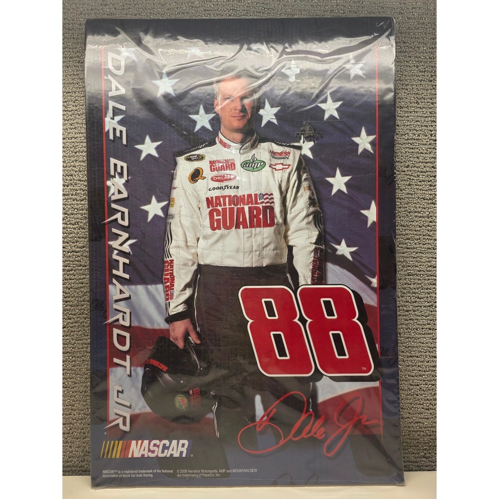 NASCAR Dale Earnhardt Jr 88 National Guard‎ 08 Poster Hendrick Motorsports 12x20